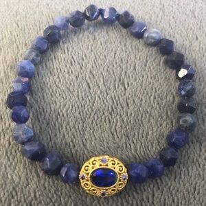 Natural Sodalite free form bracelet